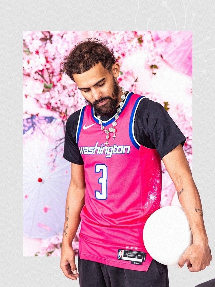 华盛顿奇才队宣布2026-27赛季将复刻经典樱花粉城